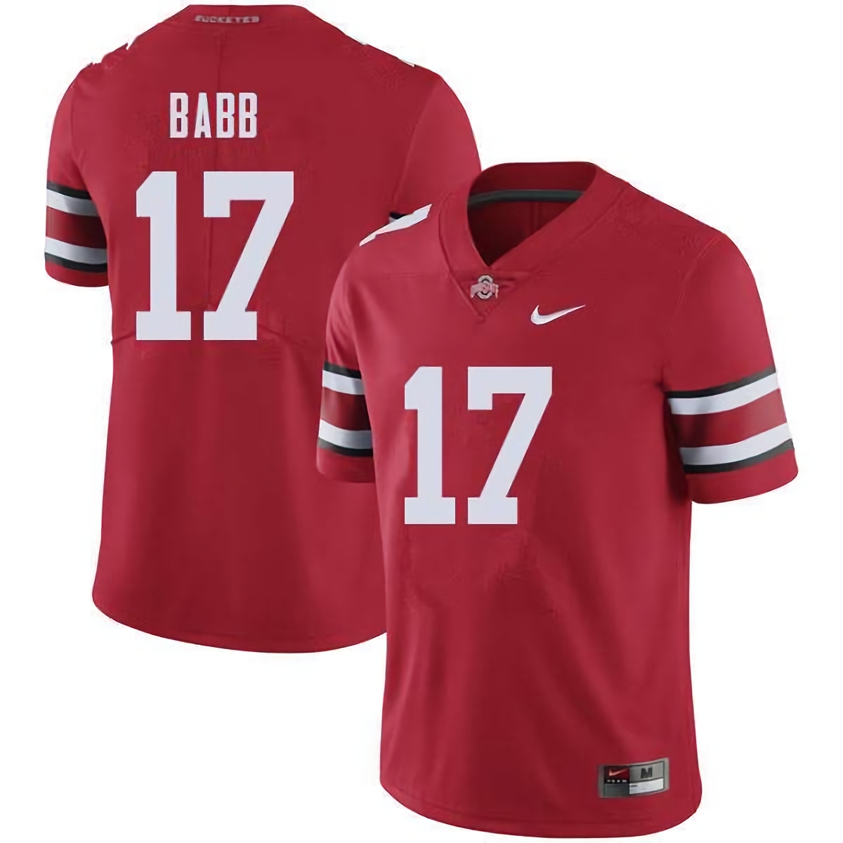 Kamryn Babb Ohio State Buckeyes Men's NCAA #17 Nike Red College Stitched Football Jersey TQK8556KK